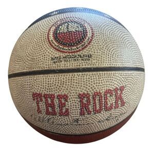 The Rock Red White & Blue Basketball